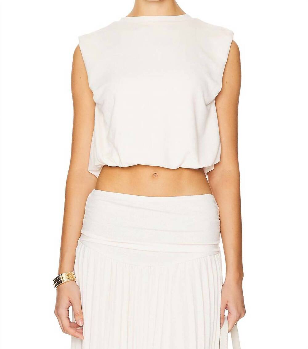 NEW LIONESS field of dreams top in ivory